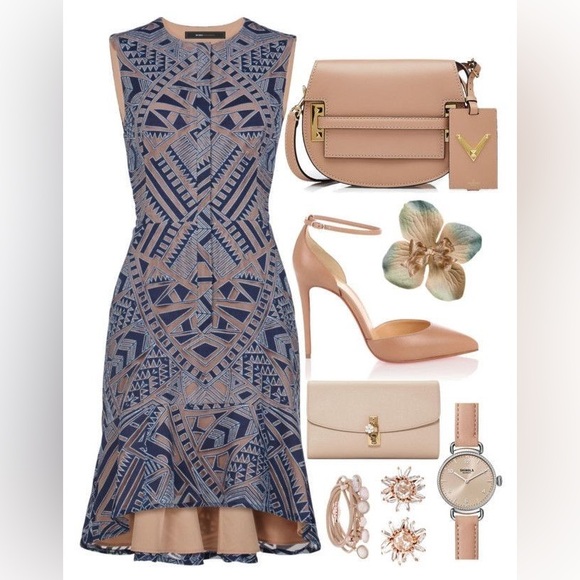 BCBGMaxAzria Chrystal Zip-front Dress - Picture 3 of 7